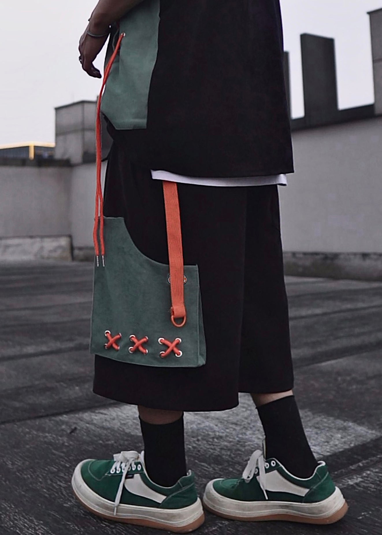 Summer Oversized Mens Pockets Cotton Khaki Shorts Casual