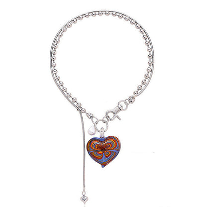 Colorful Heart Necklace