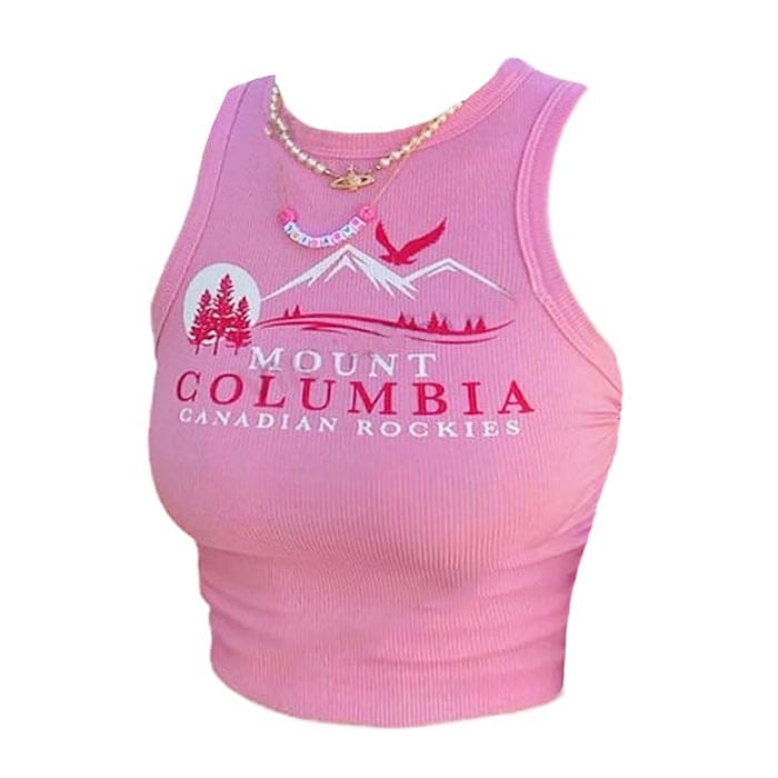 Pink Bird Tank Top