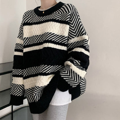 Vintage Black Knit Sweater