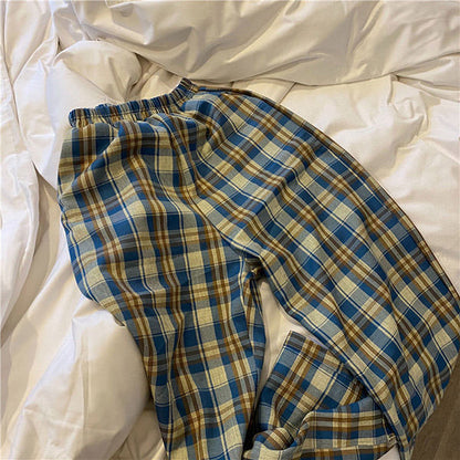 Cozy Up Plaid Trousers