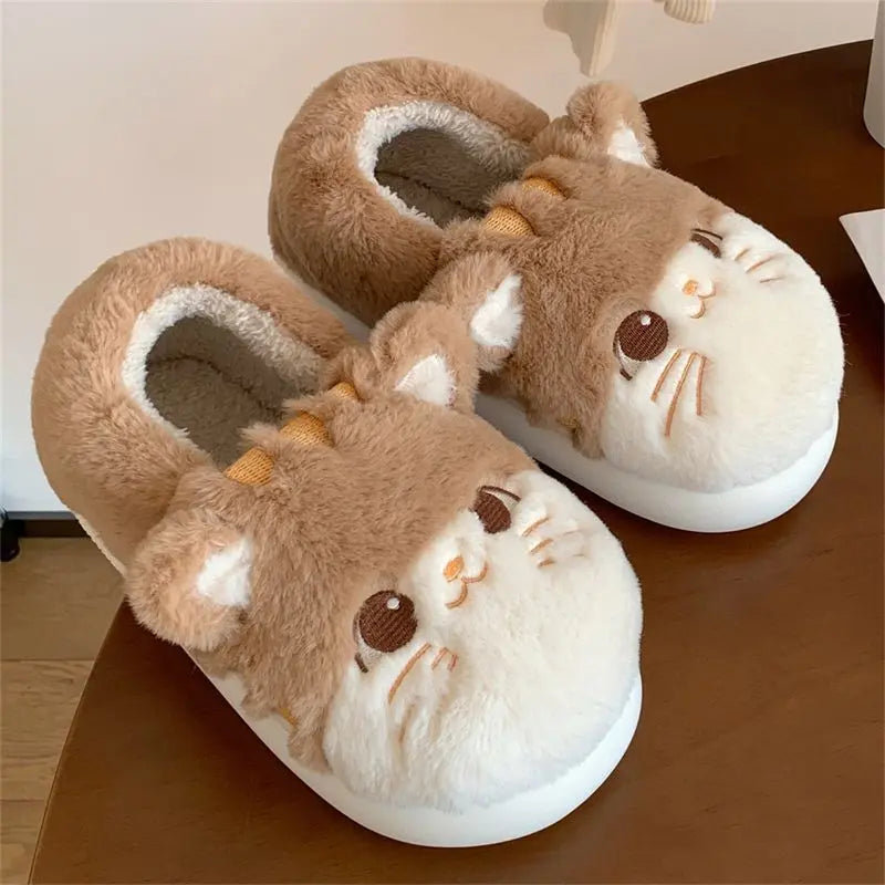 Kawaii Aesthetic Y2K Cute Fairy Cute Cat Cotton Slippers MK Kawaii Store