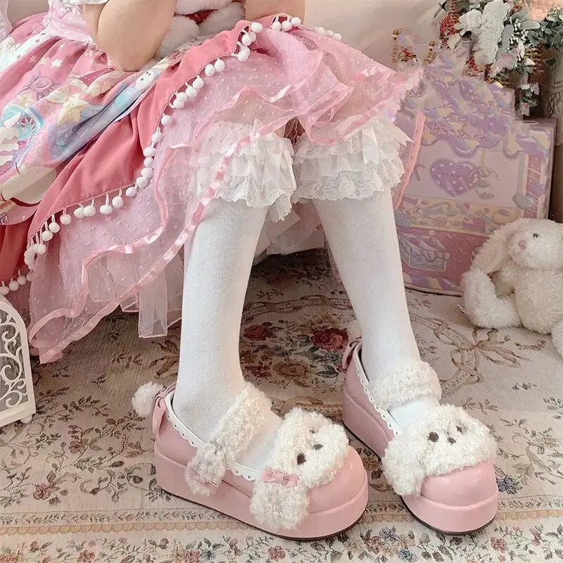Puppy Plush Lolita Shoes