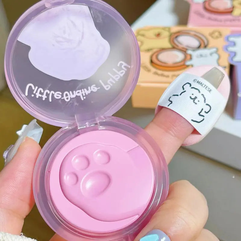 Kawaii Aesthetic Y2K Cute Fairy Cute Puppy Blush Makeup - Kimi MK Kawaii Store