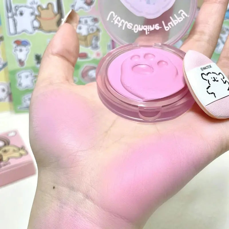 Kawaii Aesthetic Y2K Cute Fairy Cute Puppy Blush Makeup - Kimi MK Kawaii Store