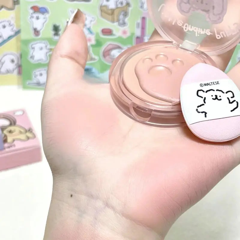 Kawaii Aesthetic Y2K Cute Fairy Cute Puppy Blush Makeup - Kimi MK Kawaii Store