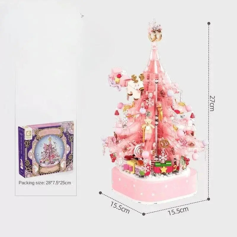 Kawaii Aesthetic Y2K Cute Fairy DIY Crystal Christmas Tree Music Assembly MK19323 MK Kawaii Store