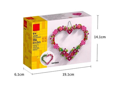 Kawaii Aesthetic Y2K Cute Fairy DIY Hearts Flower Blocks -Kimi MK18877 KI