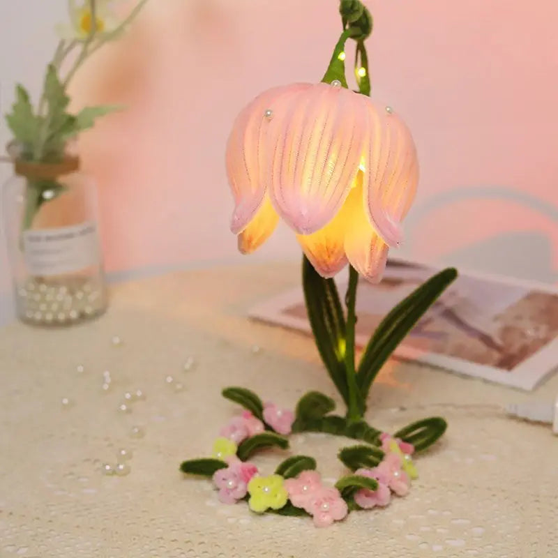 Kawaii Aesthetic Y2K Cute Fairy DIY Lily of The Vally Flowers Light - Kimi MK Kawaii Store