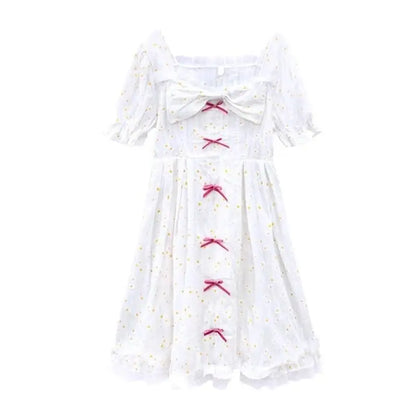 Robe Dolly d'été à manches courtes Daisy Kawaii Princess