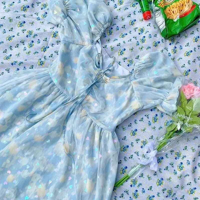 Robe de fée holographique douce pour fille Dina Magicspark