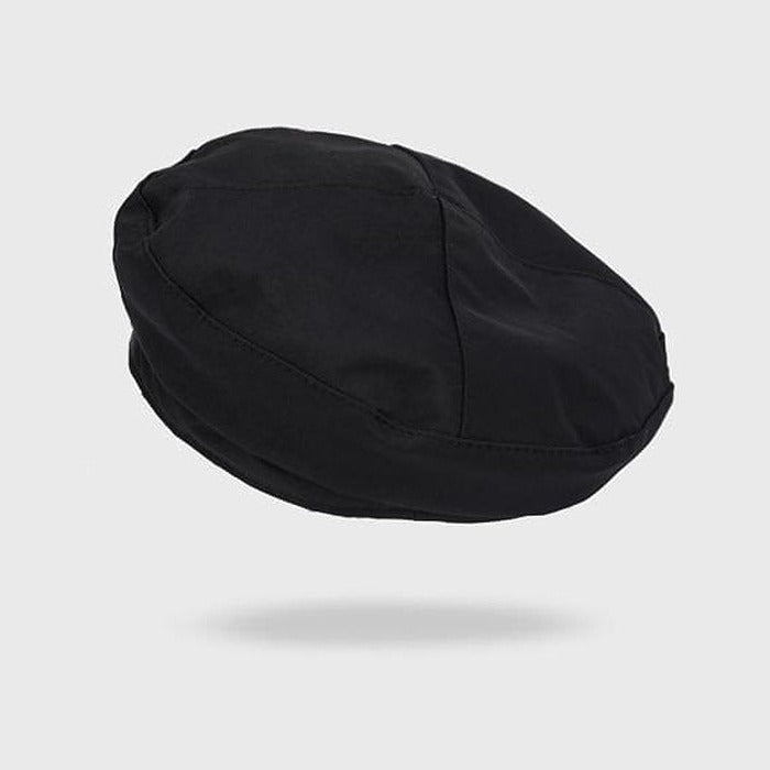 Black Heart Buckle Beret