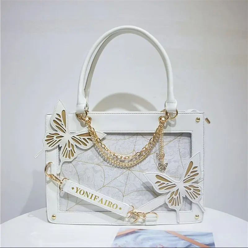 Kawaii Aesthetic Y2K Cute Fairy Elegant Gothic Butterflies Bag ON1456 spreepickyshop