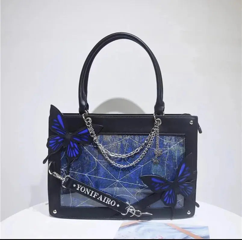 Kawaii Aesthetic Y2K Cute Fairy Elegant Gothic Butterflies Bag ON1456 spreepickyshop