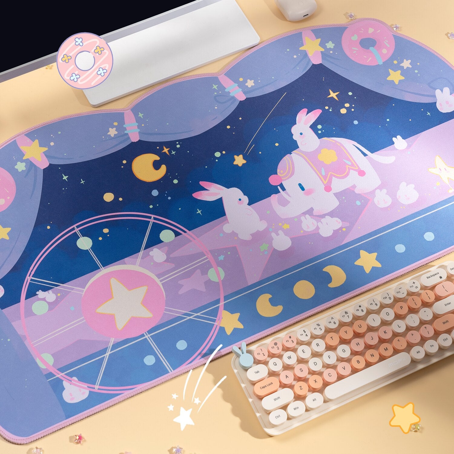 GG Pastel Circus Kawaii Desk Mouse Pad ON954 MK Kawaii Store