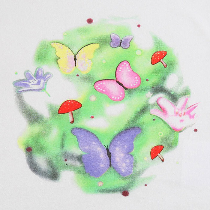 Garden Butterfly Crop Top