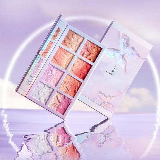 Kawaii Aesthetic Y2K Cute Fairy Fantasy Fairy Rainbow ButterFly Shadow Pallet - Kimi MK Kawaii Store