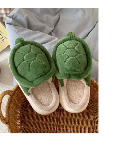 Kawaii Aesthetic Y2K Cute Fairy Fleece Turtle Slipper MK Kawaii Store