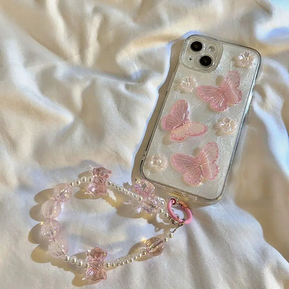 Kawaii Aesthetic Y2K Cute Fairy Flower Butterfly Phone Case MK Kawaii Store