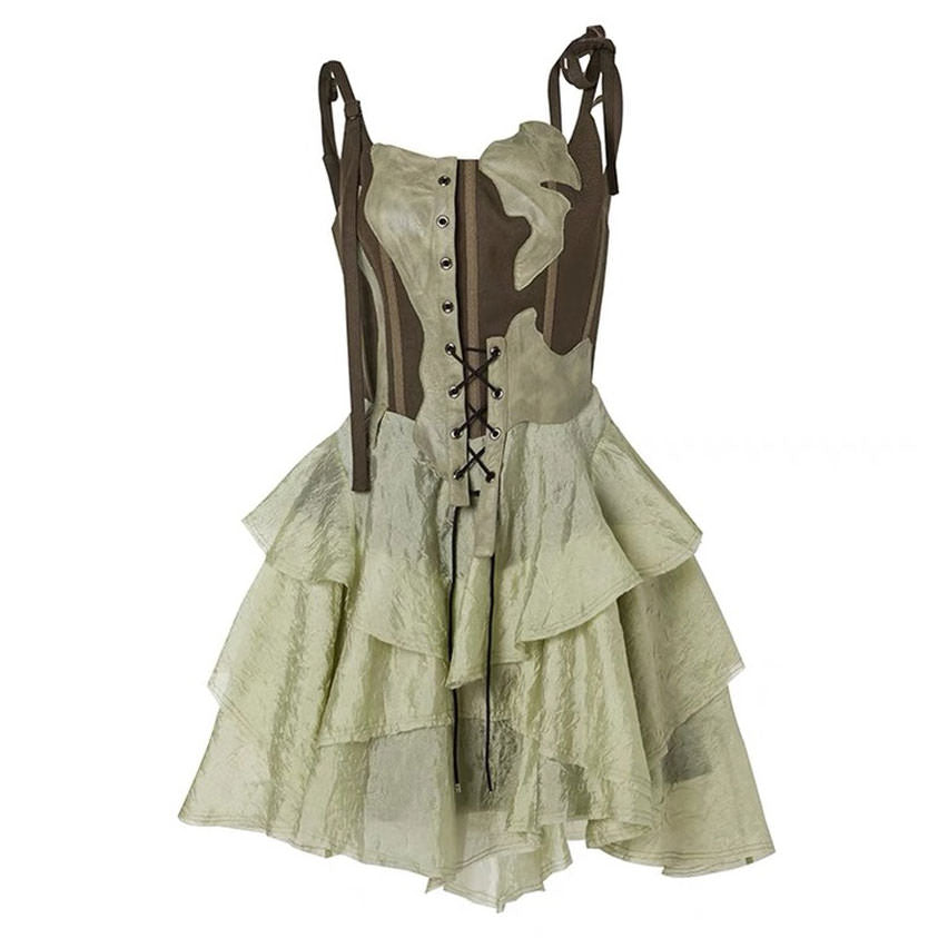 Green Fairy Mini Dress