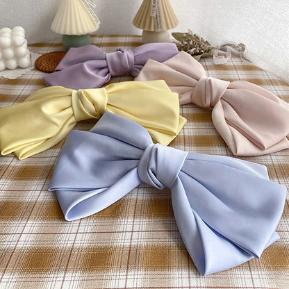 French Satin Hair Bow