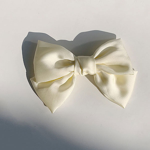 French Satin Hair Bow