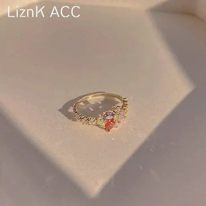 Bague Pétale de Rose Française LIN10