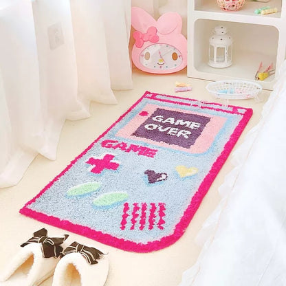 GG Game Over Game Boy Kawaii Pastel Rug ON966 MK Kawaii Store