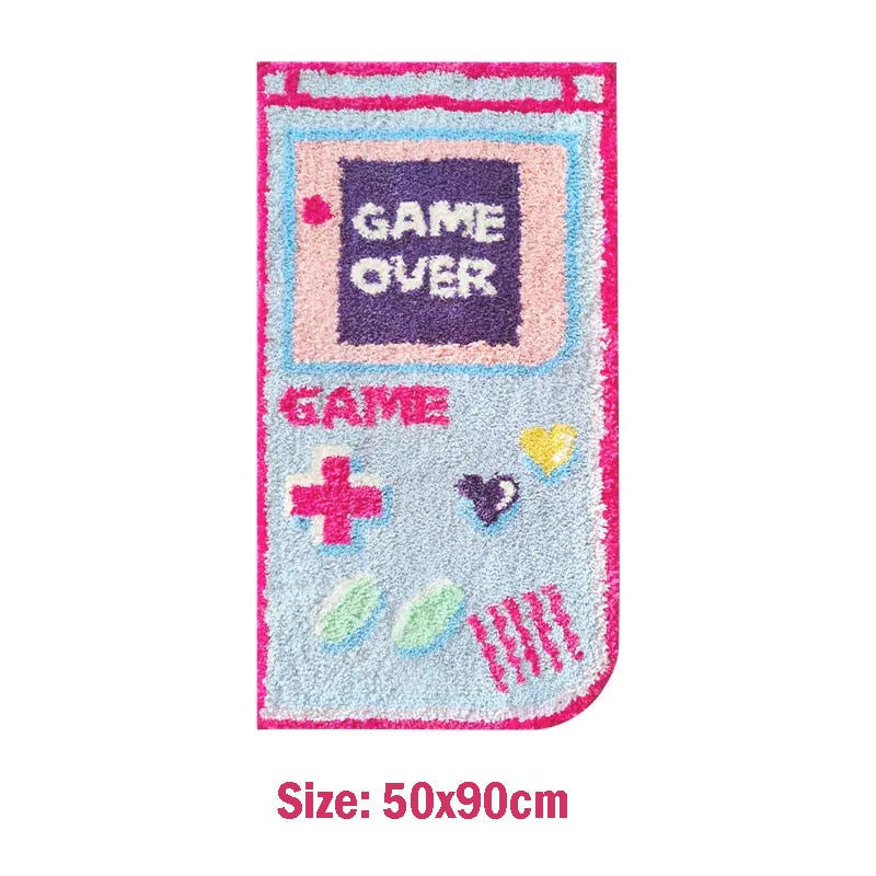 GG Game Over Game Boy Kawaii Pastel Rug ON966 MK Kawaii Store