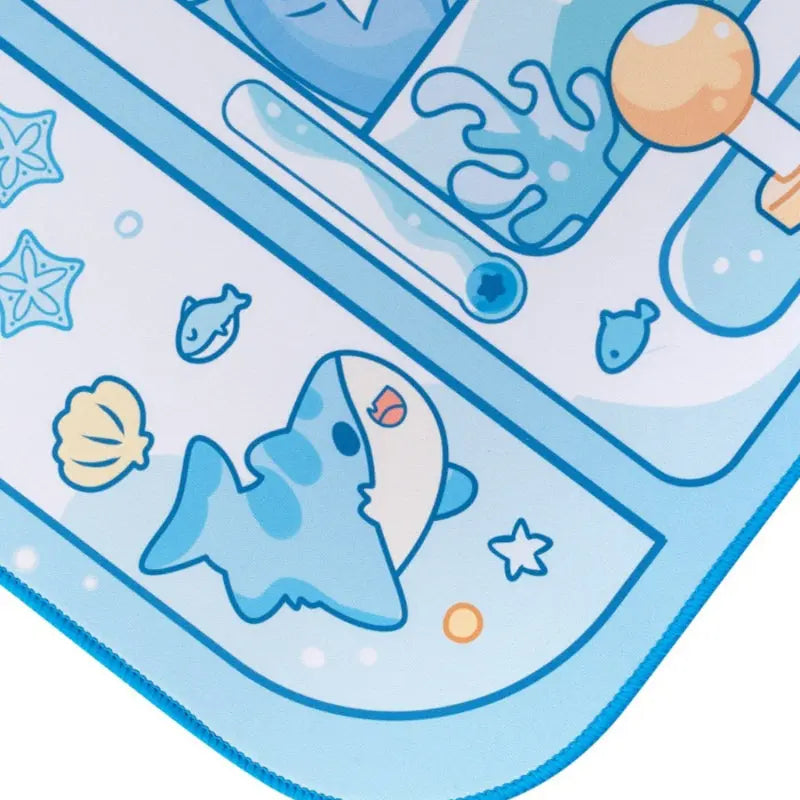 Kawaii Aesthetic Y2K Cute Fairy GG Pastel Blue Sharks Mouse Pad ON1490 spreepickyshop
