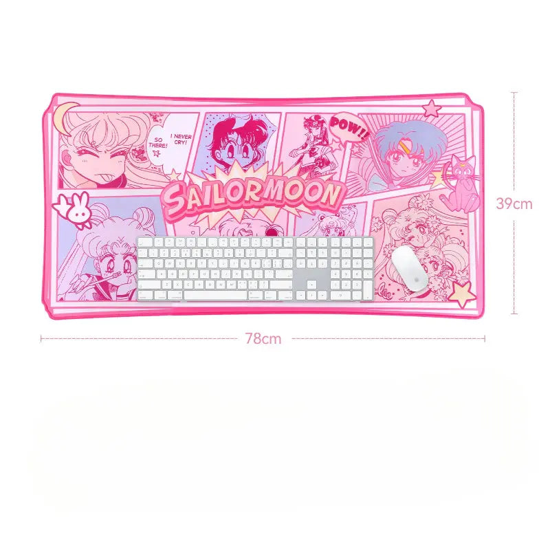 Kawaii Aesthetic Y2K Cute Fairy GG Sailor Moon Retro Pink Comic Mouse Pad ON1481 spreepickyshop