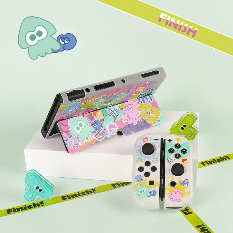 Kawaii Aesthetic Y2K Cute Fairy GG Transparent Splatoon Switch Skin ON1491 spreepickyshop