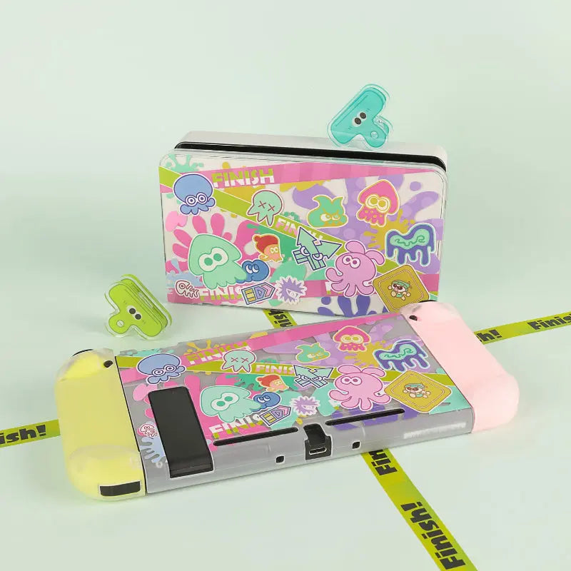 Kawaii Aesthetic Y2K Cute Fairy GG Transparent Splatoon Switch Skin ON1491 spreepickyshop