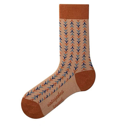 Retro Plaid Pattern Socks