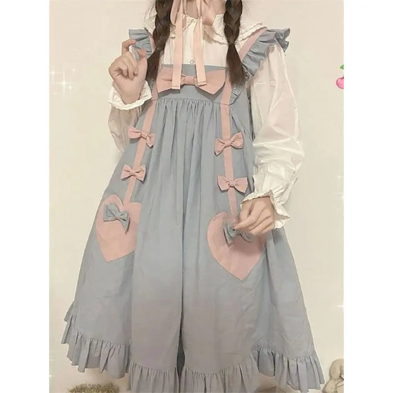 Greylily Pastel Kawaii Princess Pinafore Dress