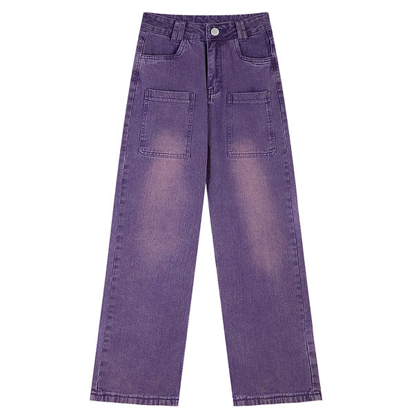 Purple Baggy Jeans MK19619