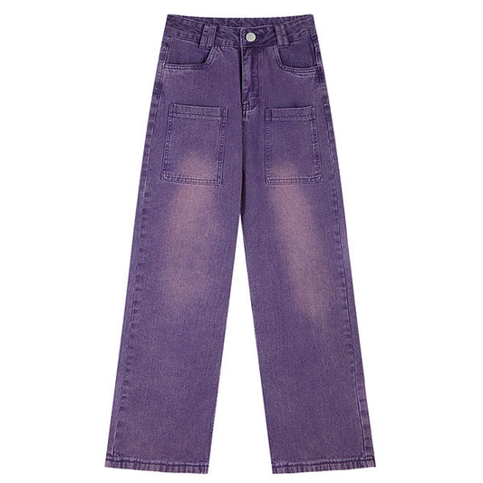 Purple Baggy Jeans MK19619