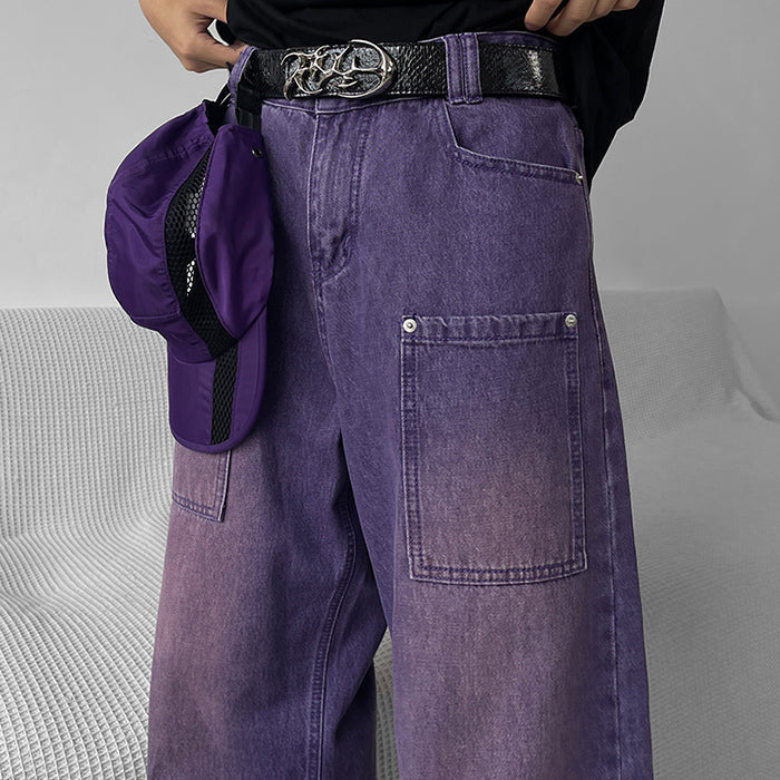 Purple Baggy Jeans MK19619