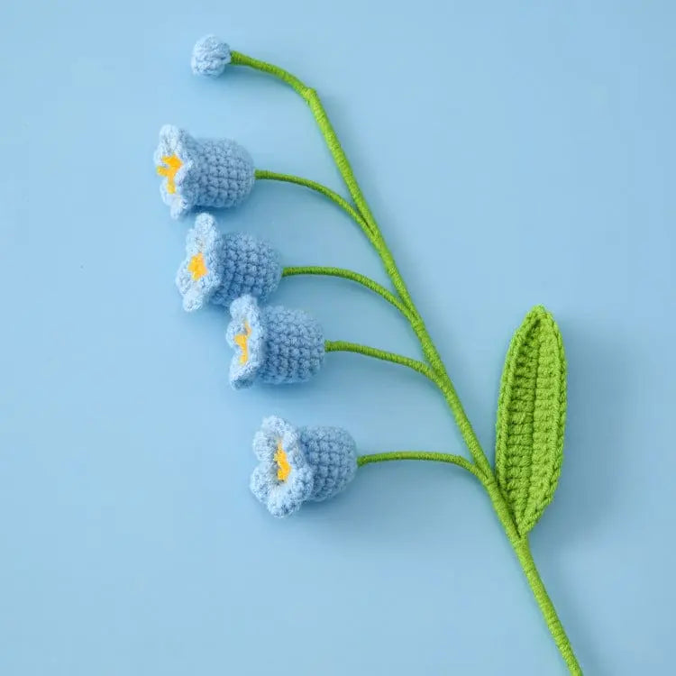 Kawaii Aesthetic Y2K Cute Fairy Handmade Crochet Lily Flower MK Kawaii Store