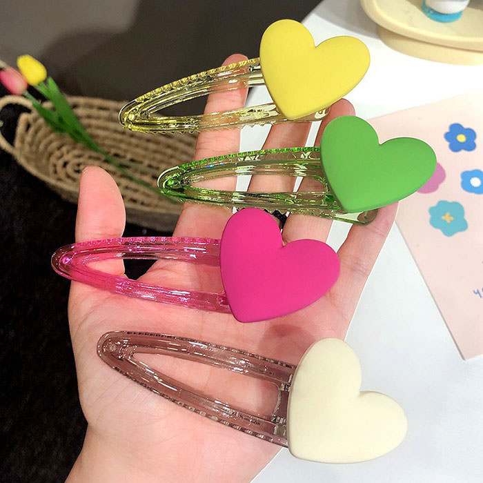 Heart Crush Hair Clips