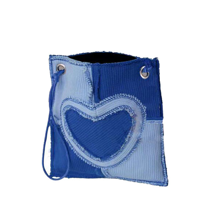 Heart Patchwork Mini Purse Bag