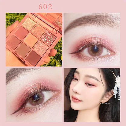 Kawaii Aesthetic Y2K Cute Fairy Honey Glitter Eye Shadow Palette - Heartzcore MK Kawaii Store