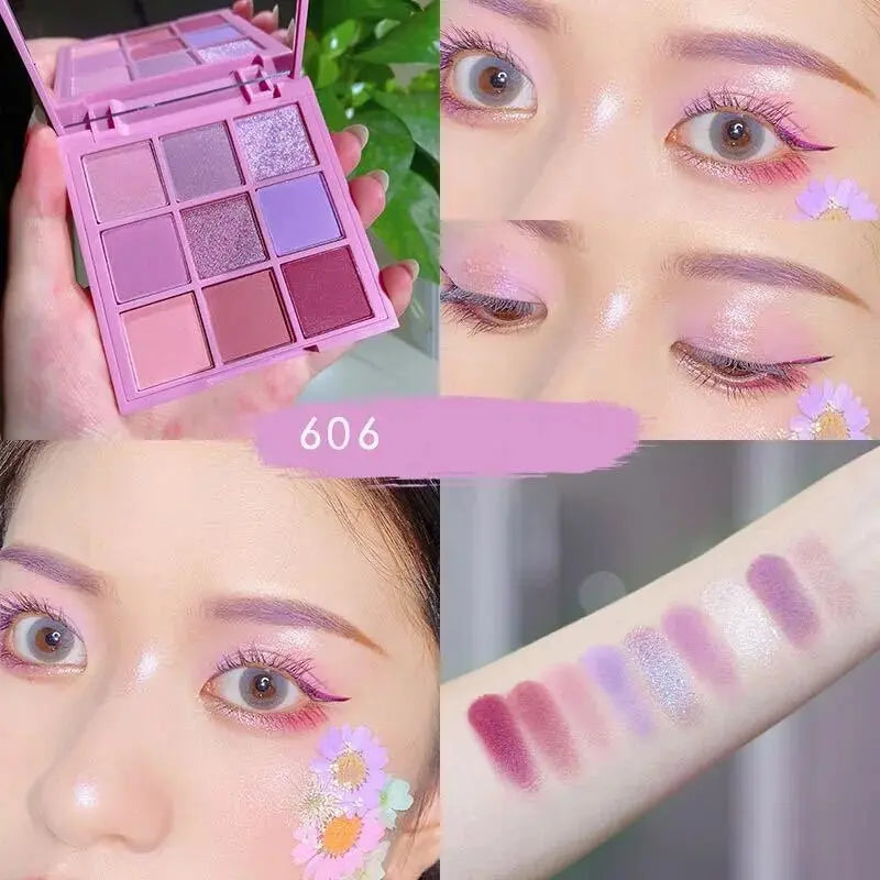 Kawaii Aesthetic Y2K Cute Fairy Honey Glitter Eye Shadow Palette - Heartzcore MK Kawaii Store