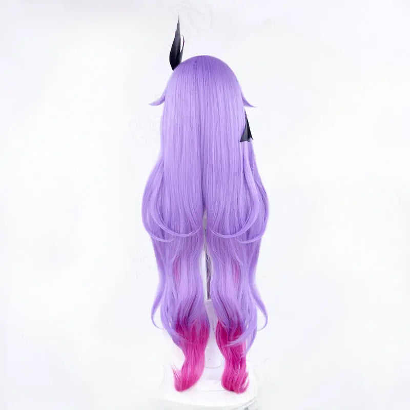 Kawaii Aesthetic Y2K Cute Fairy Honkai Impact 3rd Pastel Violet Gradient Pink Sirin Wig ON1476 spreepickyshop