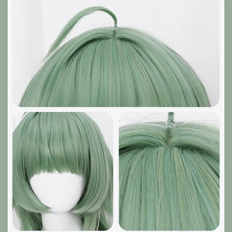 Kawaii Aesthetic Y2K Cute Fairy Honkai Star Rail HuoHuo Green Mix Cosplay Wig ON1194 spreepickyshop