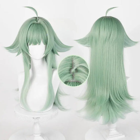 Kawaii Aesthetic Y2K Cute Fairy Honkai Star Rail Huohuo Green Cosplay Wig ON1306 spreepickyshop