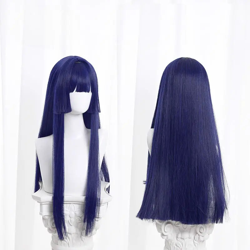 Perruque de Cosplay longue bleue Honkai Star Rail Pela ON794