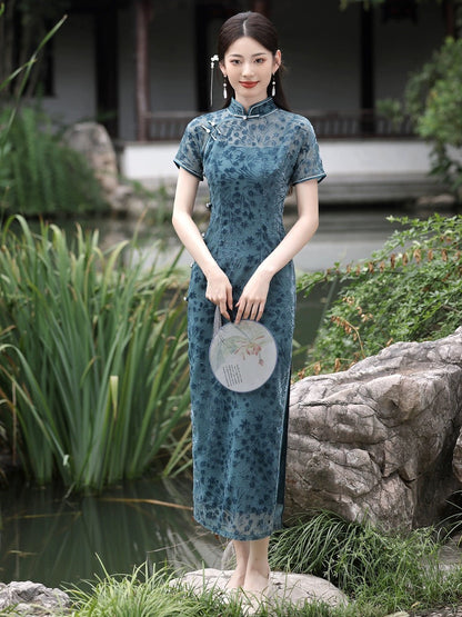 Moonflower Elegant Cheongsam