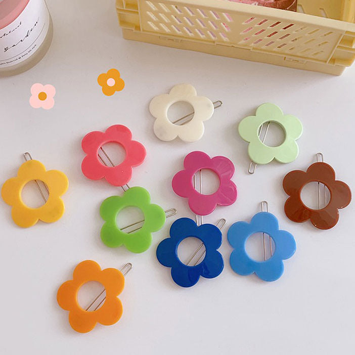 Kawaii Flower Hair Clips