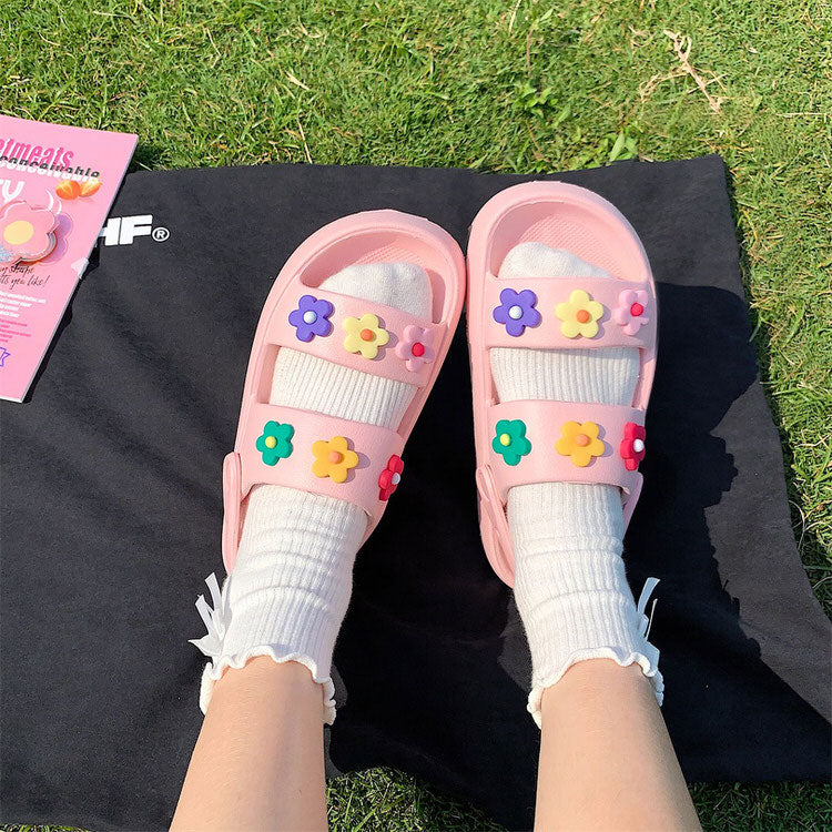 Kawaii Flower Sandals